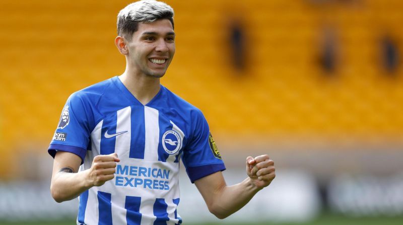 Enciso thi đấu nổi bật tại Premier League trong màu áo Brighton